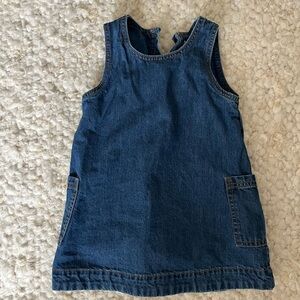 Pehr organic cotton denim dress 3t